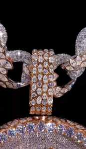 Pendentif paume de main en argent 925 avec moissanite VVS, style hip-hop personnalisé - Product Image 3