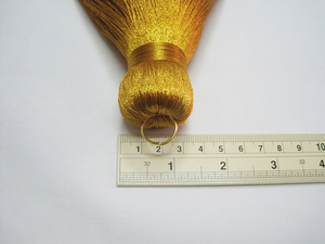 Borla de Seda Dorada Clásica al por Mayor, 1 Pieza, Borla Grande con Flecos Elegantes para Decoración o Manualidades, con OEM - Product Image 3