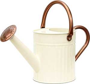 Modern Gray Plastic Watering Can With Long Spout For Gardening Durable Powder Coated Finish - Product Image 4