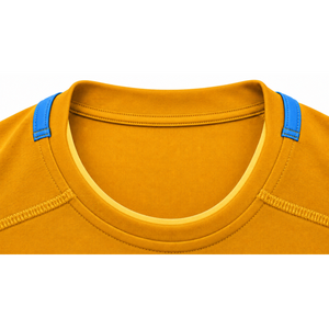 Camiseta Deportiva Amarilla de Manga Corta para Entrenamiento de Fútbol, Ropa Deportiva, Camiseta Atlética - Product Image 3