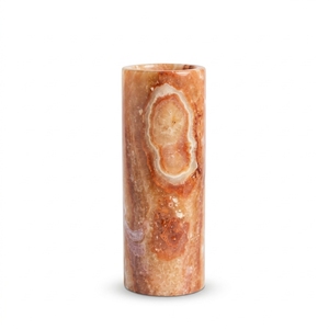 Best Pakistani Made High Quality Red Onyx Stone Tabletop <b>Vase</b> Living Room <b>Cheap</b> Cost Custom Logo Design - Product Image 1