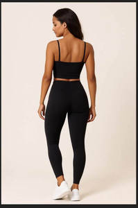 Conjuntos Deportivos para Mujer, Sujetador con Tirantes Desmontables, Leggings con Efecto Levanta Glúteos, Secado Rápido, Conjuntos de Yoga para Gimnasio, Ropa Deportiva para Mujer, Conjuntos de Entrenamiento, Ropa Deportiva para Damas - Product Image 4