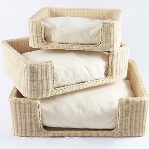 Hot Selling Unique Pet Products <b>Small</b> Pets Wicker Bed Sleeping <b>Tent</b> for Dogs and Cats Handmade Rattan Dog Cat Baskets - Product Image 1