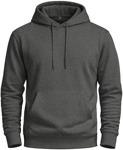 Fabricants OEM de haute qualité, sweats à capuche pour hommes en coton et polyester, logo personnalisé, sweats à capuche unis pour hommes, sweats à capuche de sport pour la salle de sport - Product Image 1