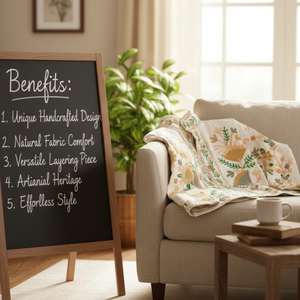 Chaqueta de Algodón Hecha a Mano de Primera Calidad, Bordado Floral a Mano, Obra Maestra para Mujer, Manga Larga, Bolsillos Laterales, Abrigo Estilo TNT Heritage - Product Image 3