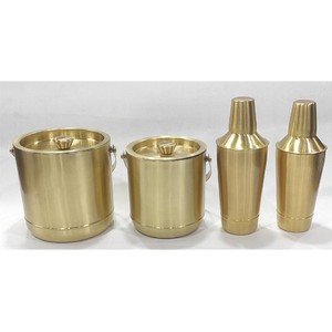 Seau à glace isotherme en acier inoxydable à double paroi, rond, avec couvercle et poignée, idéal pour les fêtes - Product Image 6