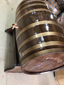 [DISPONIBLE] |   Mini fût en bois de chêne en gros pour vieillissement du vin, stockage de spiritueux, décoration de bar à domicile, cadeau, Vietnam - Product Image 2