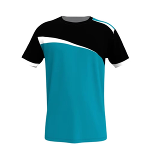 T-shirt pour homme à manches raglan, col rond, blanc et violet, coupe classique, séchage rapide, style sportif, design uni - Product Image 1