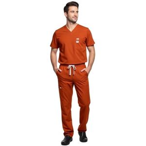 Conjunto de Ropa Médica para Hombre, Tela de Algodón Peinado, Uniforme de Doctor de Hospital, Diseño OEM, Uniformes Médicos Personalizados - Product Image 5