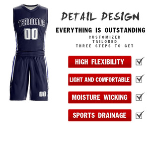 Conjunto de Camiseta y Pantalones Cortos de Baloncesto Personalizados con Nombre del Equipo, Impresión Sublimada, Poliéster Transpirable, Ropa Deportiva Unisex para Adultos - Product Image 3