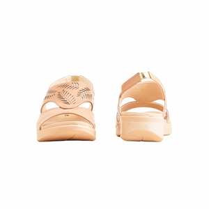 Sandalias formal de tacón beige para mujer PU0137 - Product Image 2