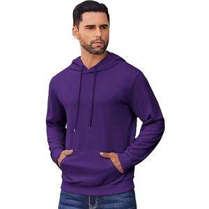 Sweat à capuche thermique lourd unisexe en coton biologique taille USA personnalisée haute qualité tri-mélange sweats à capuche légers - Product Image 1