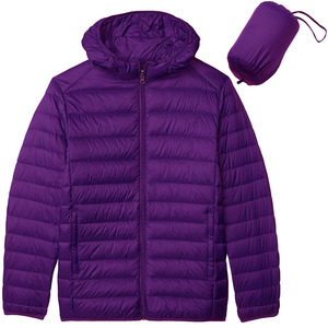 Chaqueta de Plumón para Hombre, Chaqueta Acolchada Cálida para Exteriores con Cierre de Cremallera, Logotipo Personalizado, Chaqueta Larga Regular para Hombre - Product Image 4