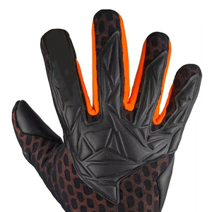 Gants de gardien de but de football élastiques avec adhérence fiable, impression de logo personnalisée OEM, pour équipes sportives - Product Image 4