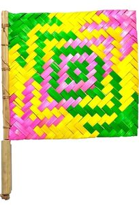 Abanico artesanal hecho a mano, estilo tradicional indio, abanico decorativo para ceremonias de boda, festivales, eventos y regalos. - Product Image 6