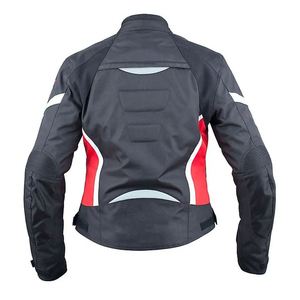 Blouson de moto noir et vert fluo pour homme, coupe droite, coupe-vent, col montant, bandes réfléchissantes, style motard - Product Image 6