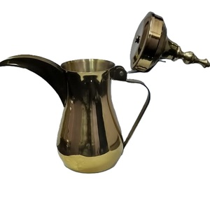 High Selling Trending Style <b>Arabic</b> Dallah Coffee Pot With Middle East Style Luxury Glossy Polished At Wholesale Cheap Price - Product Image 5