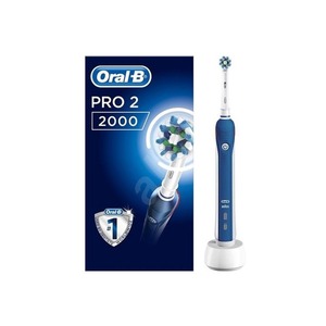 Cepillo de Dientes Eléctrico Recargable <span class=keywords><strong>Oral</strong></span> <span class=keywords><strong>B</strong></span> <span class=keywords><strong>Pro</strong></span> 2 <span class=keywords><strong>2000</strong></span> de Gran Valor con Temporizador e Indicador de Presión para un Cuidado Dental Doméstico Confortable - Product Image 2