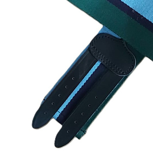 สายรัดแบบเว็บเบลท์สีฟ้าเขียวเข้ม ขนาด 64 มม. 75 มม. ทนทาน แข็งแรง ผลิตจากไนลอน ผ้าฝ้าย โพลีเอสเตอร์ รับทำโลโก้ สีตามสั่ง ผลิตตามแบบ OEM - Product Image 3