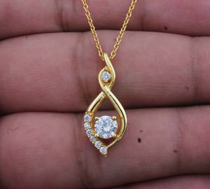 จี้วินเทจ CZ เงินแท้ 925 ชุบแพลตตินั่ม ประดับพลอย สำหรับงานครบรอบ ขายส่งจากโรงงาน - Product Image 4