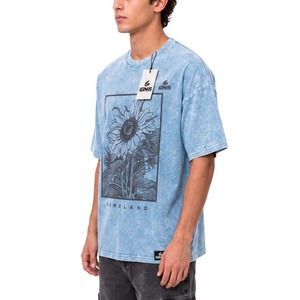 เสื้อยืดผู้ชายทรงหลวมน้ำหนักเบาคุณภาพสูงแบบขายส่ง ผ้าฝ้าย 100% ผลิตตามสั่งอย่างมืออาชีพ สินค้าขายดี - Product Image 6