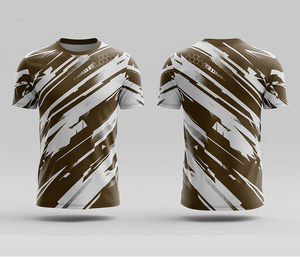 Custom Logo Sublimation T-Shirt | <b>Men</b> Women Youth Sizes | Lightweight Quick Dry Training Sportswear Wholesale - Product Image 4