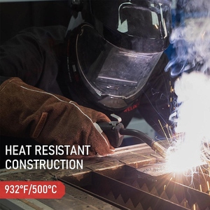 Gants de sécurité industriels en cuir haute performance pour la soudure, ignifuges pour la lutte contre les incendies, barbecue, excellente protection des mains - Product Image 6