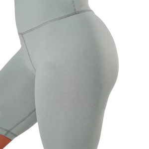 Shorts de sport pour femmes de haute qualité, personnalisés, respirants, à séchage rapide, taille haute, pour le yoga et le cyclisme, élastiques, avec ceinture unie, vente en gros - Product Image 6