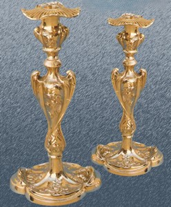Ornate <b>Brass</b> <b>Candlestick</b> <b>Holder</b> Fancy Design Durable Home Decoration - Product Image 3