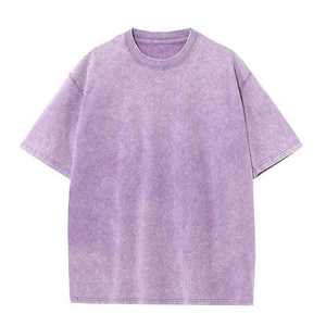 T-shirt streetwear uni grande taille pour homme, coupe classique, 100% coton toile, respirant, écologique, décontracté - Product Image 5