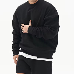 เสื้อสเวตเชิ้ตผู้ชายแบบครอป เสื้อฮู้ดลำลอง สตรีทแวร์ ผ้าเนื้อนุ่ม สวมใส่สบาย น้ำหนักเบา แฟชั่นอินเทรนด์ ดีไซน์สำหรับใส่ทุกวัน - Product Image 1