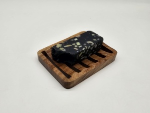 Eco-Friendly Rectangular Wooden <b>Soap</b> Dishes - Product Image 2