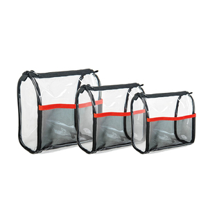 Elegant Ladies Stylish Plastic Pouch Bag with Zipper Closure Reusable Durable Customizable for Makeup <b>Small</b> Essentials - Product Image 5