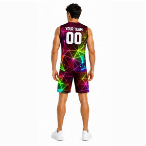 Uniforme de Fútbol Sublimado 7V7 para Hombre y Jóvenes, Uniforme de Compresión Personalizado 7on7, Camisetas de Juego Elásticas, Pantalones Cortos 7 on 7 OEM - Product Image 3