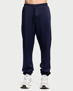 Wholesale Custom Men’s Navy Jogger Sweatpants Casual Sports <b>Trousers</b> <b>Elastic</b> <b>Waist</b> Drawstring Track Pants High Quality Fabric - Product Image 1