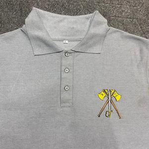Men's 100% Cotton <b>Polo</b> Shirt Short Sleeve Knitted Casual <b>Golf</b> Uniform Custom Logo - Product Image 2