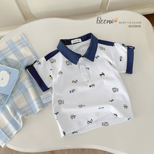 Conjuntos de Ropa de Verano para Niños de Alta Calidad, Ropa de Algodón Ecológica para Niños, Camiseta Polo Informal para Niños Pequeños y Pantalones Cortos, Conjunto para Niños - Product Image 6