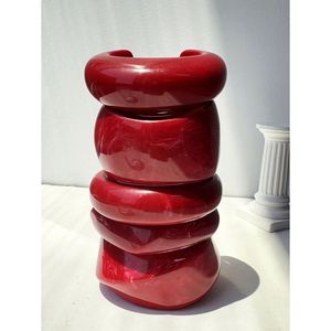 Juego de Brazaletes Artesanales de Resina para Mujer, Joyería Étnica Tradicional para Uso Diario y Ocasiones Especiales - Product Image 3