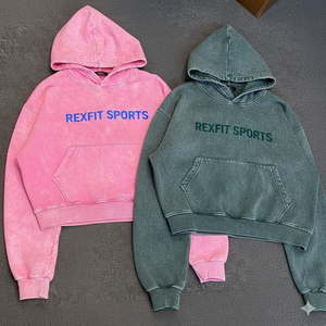 Services OEM, fabrication directe en usine, sweats à capuche sur mesure, impression sérigraphique, vente en gros, sweats à capuche surdimensionnés en molleton épais avec fermeture éclair - Product Image 3