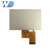 WD 4.3 pouces 480*272 Résolution MCU/SPI/RGB interface 550nits TN Glass Projector Remplacement TFT LCD Display