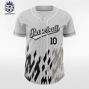 Camisetas de Béisbol Personalizadas Baratas de Alta Calidad, 100% Poliéster Sublimado, Transpirables, Corte Automatizado, Unisex, Manga Corta - Product Image 1