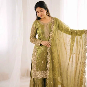 ชุดสูทเคอร์ติชาราสำหรับงานแต่งงานและงานปักลายสำหรับผู้หญิงชุดประจำชาติแบบดูพต้าสำหรับงานแต่งงานและงานปาร์ตี้ - Product Image 1