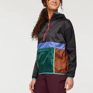 Chaquetas Cortavientos Impermeables y Transpirables de Lona para Mujer, Ligeras, con Estampado, Cuello con Capucha y Cierre de Cremallera, Nueva Moda, Alta Calidad - Product Image 1