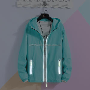 Plus Size Light Breathable Skin Sun protection Clothing Protection Hoodie Zip up Windbreaker Running Fishing <b>Cycling</b> <b>Jacket</b> - Product Image 3