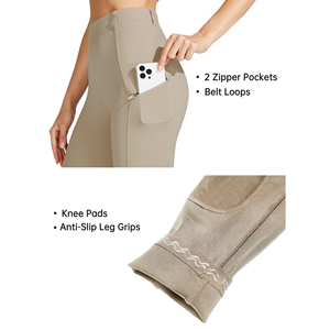 Pantalones de Montar a Caballo Curvy Fit para Mujer con Cintura Elástica y Elasticidad en Cuatro Direcciones para Máximo Confort y una Forma Elegante - Product Image 5