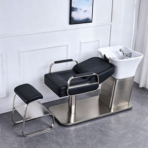 Sillón Móvil para Lavado de Cabello en Salón, Equipo de Spa Capilar con Lavabo y Terapia de Agua, Cama para Lavado de Cabello - Product Image 5