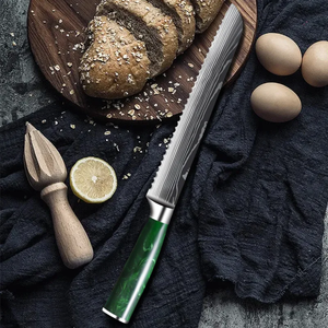 LEGACY BLADES Professional Damascus Chef <b>Knife</b> <b>Set</b> 10-Piece Resin Handle Handmade Razor <b>Sharp</b> Ambidextrous Sustainable <b>Knives</b> - Product Image 5