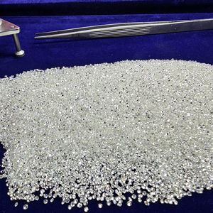 Diamants de laboratoire en vrac 0,010 ct 0,015 ct, taille étoile brillante, couleur D, clarté VVS VS, sans fluorescence, pour bijoux - Product Image 1