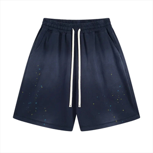 Shorts de sport décontractés pour hommes, vintage, écologiques, unis, à séchage rapide, avec logo personnalisé, respirants, de haute qualité, pour l'entraînement et la course à pied - Product Image 2