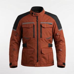 Veste de moto en cuir véritable pour homme de qualité supérieure, nouvelle arrivée, vestes de moto d'hiver, protections amovibles, personnalisables - Product Image 1
